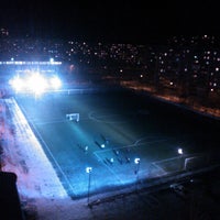 Photo taken at Межшкольный стадион гимназии 45 by Danil K. on 2/27/2012