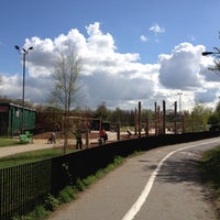 Photo taken at Tooting Bec Triangle Playspace by Marcelo A. on 4/11/2012