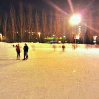 Photo taken at Каток в парке им. Гагарина by Алексей К. on 2/23/2012