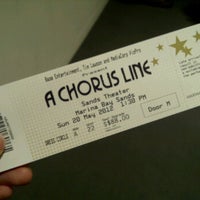 Photo taken at A Chorus Line @ Sands Theatre by Efei K. on 5/20/2012
