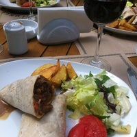Photo taken at Park Meydan Cafe by Dilara on 4/6/2012