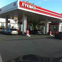 Photo taken at Лукойл АЗС №307 by Olen&#39;ka R. on 9/1/2012