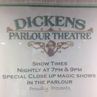 Photo taken at Dickens Parlour Theatre by Kyle H. on 7/27/2012