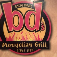 Photo taken at bd&amp;#39;s Mongolian Grill by Heather O. on 3/30/2012