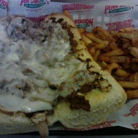 Photo taken at Penn Station East Coast Subs by Sara C. on 3/31/2012