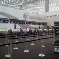 Photo taken at Aeropuerto Internacional cd mex by May C. on 7/5/2012
