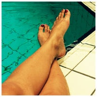 Photo taken at Pool @ Orchard Hotel by iRi on 9/8/2012
