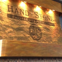 Photo taken at Hand &amp;amp; Stone by Rachel C. on 2/25/2012