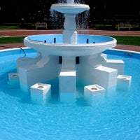 Photo taken at Westcott Fountain by Florida State University on 7/10/2012