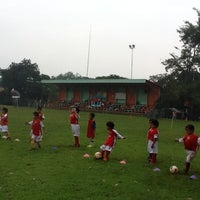 Photo taken at Arsenal Soccer School Indonesia by Nadia Farrell on 4/22/2012