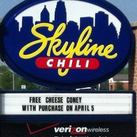Photo taken at Skyline Chili by Bruce H. on 4/4/2012