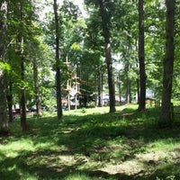 Photo taken at Ohiopyle Zip-line Adventure Course by Ben F. on 8/12/2012