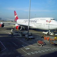 Photo taken at Virgin Atlantic Flight VS 603 by Taurus R. on 2/17/2012