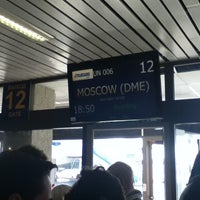 Photo taken at Gate 12, Pulkovo-1 by Anastasia S. on 5/8/2012