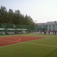 Photo taken at Стадион (база Снежинка) by Катя Е. on 7/21/2012