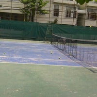 Photo taken at Santisuk Tennis Court by Siwaporn T. on 3/4/2012