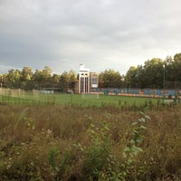 Photo taken at Динамо стадион by Мария Е. on 8/27/2012