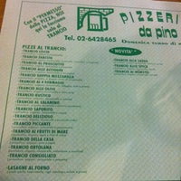 Photo taken at Pizzeria da Pino by Roberta M. on 2/15/2012