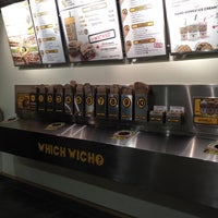 Photo taken at Which Wich? Superior Sandwiches by Lindsay G. on 5/18/2012