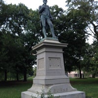 Photo taken at Burns Statue by Aaron M. on 8/15/2012