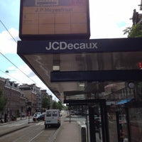 Photo taken at Tramhalte J. P. Heijestraat by Dennis L. on 6/13/2012