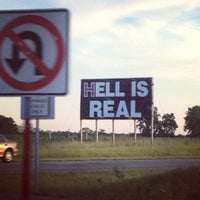 Hell Is Real Sign Public Art Hell Is Real Sign Public Art
