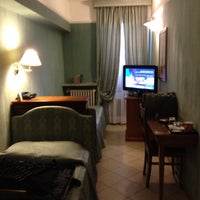 Photo taken at Hotel Cosmopolita Rome by Wesley P. on 9/8/2012