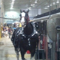 Photo taken at Indiana State Fairgrounds Champions Pavilion (Draft Horse Barn) by Zach H. on 8/14/2012