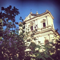 Photo taken at Piazza San Gregorio by Chris P. on 6/5/2012