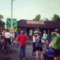 Photo taken at St. Louis Hills Donut Shop by Peter H. on 4/15/2012