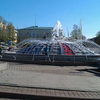 Photo taken at Фонтан на Советской площади by Владимир Р. on 4/30/2012