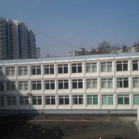 Photo taken at Гимназия 1519 by Alexandra P. on 4/21/2012