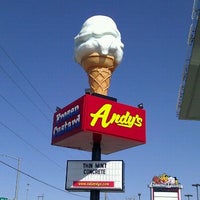Photo taken at Andy&amp;#39;s Frozen Custard by Daphne R. on 3/13/2012