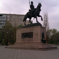Photo taken at Памятник «Оренбургскому Казачеству» by Archie A. on 4/19/2012