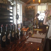 Photo taken at Twisted Oak Winery Murphys Tasting Room by Mia A. on 4/21/2012