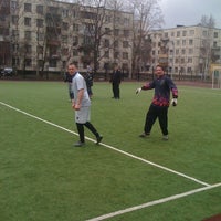 Photo taken at Футбольное поле by Andrey G. on 4/14/2012