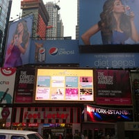 Photo taken at MTV 44 ½ Times Square Billboard by Frank B. on 4/23/2012