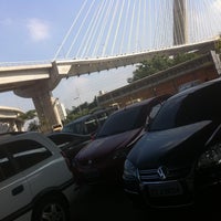 Photo taken at Estacionamento Embaixo da Ponte Estaiada by Hernandes S. on 6/15/2012