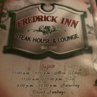Photo taken at Fredrick Inn Steakhouse by Colton W. on 8/7/2012