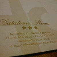 Photo taken at Hotel Catalonia Roma *** by José Antonio L. on 7/6/2012