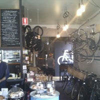 Photo taken at Town Bike Pitstop by Russell N. on 7/14/2012
