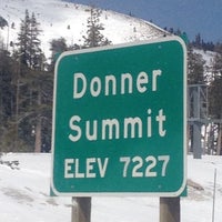 Photo taken at Donner Pass Summit by Gary M. on 4/4/2012