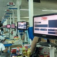 Photo taken at Supermercados Guanabara by Peterson A. on 9/1/2012