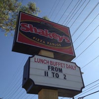 Photo taken at Shakey&amp;#39;s Pizza Parlor by David A. on 8/25/2012