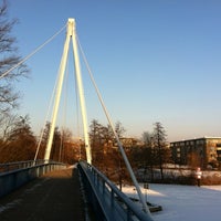 Photo taken at Katzengrabensteg by Marcus J. on 2/11/2012