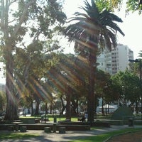Photo taken at Plaza Virrey Vértiz by Leonardo B. on 4/4/2012