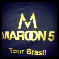 Photo taken at Show do Maroon 5 - São Paulo - XYZ - Midiorama by Marcio D. on 8/27/2012