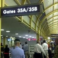 Photo taken at Gate D35 by Brian R. on 9/6/2012