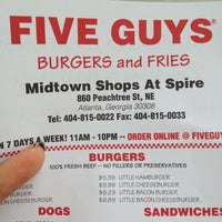 Photo taken at Five Guys by Mia B. on 6/13/2012