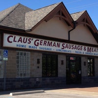 Photo taken at Claus German Sausage and Meats by Charlene L. on 4/7/2012